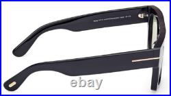 TOM FORD FAUSTO TF711 01N BLACK WithPHOTOCHROMIC LIGHT GREEN LENS SUNGLASSES 53-20