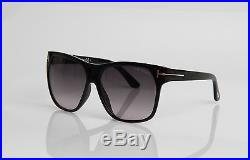 Tom Ford Federico Tf188 01b Grey Black Large Wayfarer Style Sunglasses Unisex