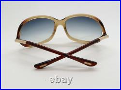 TOM FORD FT 0008/S 45P JENNIFER Brown/Blue Gradient Authentic Sunglasses TOM FORD FT 0008/S 45P JENNIFER Brown/Blue Gradient Authentic Sunglasses