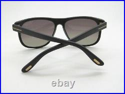 TOM FORD FT 0236/S 02D Olivier Matte Black/Grey Gradient Polarized Sunglasses
