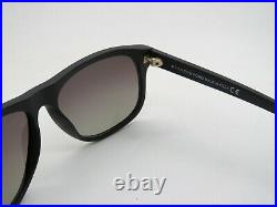 TOM FORD FT 0236/S 02D Olivier Matte Black/Grey Gradient Polarized Sunglasses