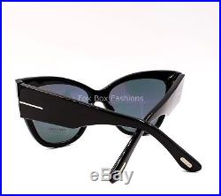 TOM FORD FT 0371 01Z Anoushka Sunglasses Black Pink Gold Mirror Flash NEW