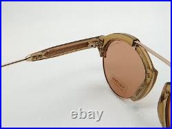 TOM FORD FT 0631/S 45E FARRAH-02 Light Brown/Brown 49mm Sunglasses