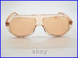 TOM FORD FT 0732/S 45E THOMAS Translucent Light Brown 61mm Aviator Sunglasses