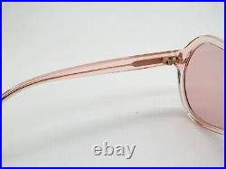 TOM FORD FT 0732/S 72Y THOMAS Translucent Pink Authentic 61mm Aviator Sunglasses