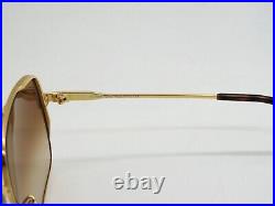 TOM FORD FT 0735-H/S 30F Frankie Gold/Brown Gradient Authentic 62mm Sunglasses