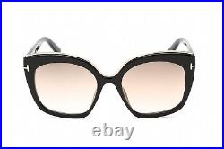 TOM FORD FT 0944 01G Womens Sunglasses Shiny Black Frame 55mm Authentic