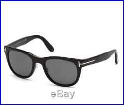 TOM FORD FT0045 TF 0045 01D JACK Black Grey Polarized Men Sunglasses Small 51mm