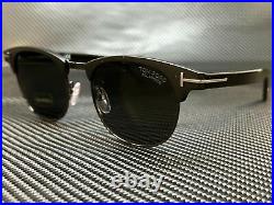 TOM FORD FT0623 02D Matte Black Square Men's Polarized 51 mm Sunglasses