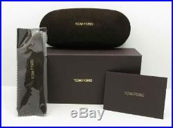 TOM FORD FT0664 01C Sunglasses Shiny Black Frame Smoke Mirror Lenses 55mm