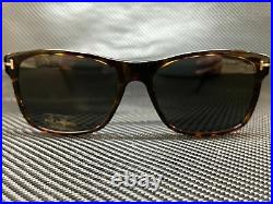 TOM FORD FT0698 52D Giulio Dark Havana Rectangle Square Men's 59 mm Sunglasses