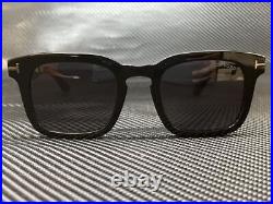 TOM FORD FT0751-N 01A Black Square 50 mm Men's Sunglasses