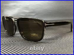 TOM FORD FT0780 O1J Black Rectangle 58 mm Men's Polarized Sunglasses