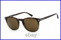 TOM FORD FT0858 56J Mens Sunglasses Havana Frame / Brown Lenses 51mm Authentic