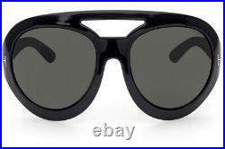 TOM FORD FT0886 01A Sunglasses Black Frame Smoke Lenses 68mm