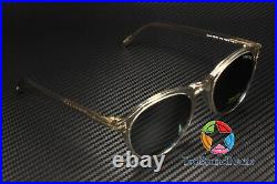 TOM FORD FT0904 57V Aurele Round Shiny Beige Blue 52 mm Men's Sunglasses
