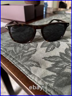 TOM FORD FT0930/S 52V Gerard-02 Square Havana Smoke 56 mm Men's Sunglasses