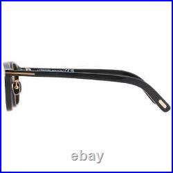 TOM FORD FT0978-D 01E Sunglasses Shiny Black Frame Brown Lenses 49mm