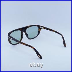 TOM FORD FT1002 52N Dark Havana/Green Photochromic 58-17-135 Sunglasses New A