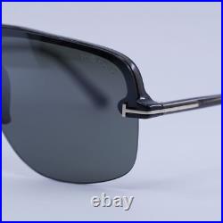 TOM FORD FT1003 51B Mastic/Gradient Smoke 63-11-145 Sunglasses New Authentic