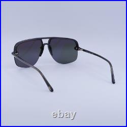 TOM FORD FT1003 51B Mastic/Gradient Smoke 63-11-145 Sunglasses New Authentic