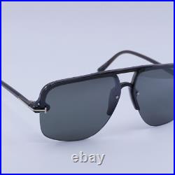TOM FORD FT1003 51B Mastic/Gradient Smoke 63-11-145 Sunglasses New Authentic