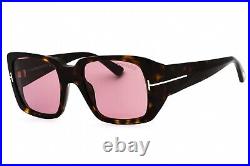 TOM FORD FT1035 52Y Sunglasses Dark Havana Frame Violet Lenses 51mm