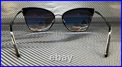 TOM FORD Faryn FT0843 01B Black Smoke Grad Titanium Women's 56 mm Sunglasses