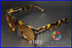 TOM FORD Fausto FT0711 56E Havana Brown Plastic 53 mm Men's Sunglasses