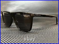 TOM FORD Fletcher FT0832-N 01A Black Rectangle Square Men's 57 mm Sunglasses