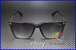 TOM FORD Garrett FT0862 01B Shiny Black Grad Smoke Plastic 56 m Men's Sunglasses