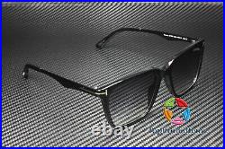 TOM FORD Garrett FT0862 01B Shiny Black Grad Smoke Plastic 56 m Men's Sunglasses
