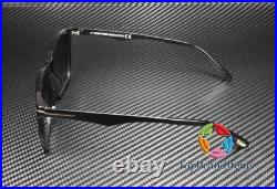 TOM FORD Garrett FT0862 01B Shiny Black Grad Smoke Plastic 56 m Men's Sunglasses