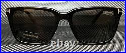 TOM FORD Garrett FT0862 01D Black Grey Polarized Men's 54 mm Sunglasses