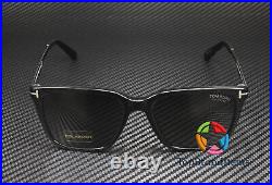 TOM FORD Garrett FT0862 01D Black Smoke Polarized Plastic 54 mm Men's Sunglasses