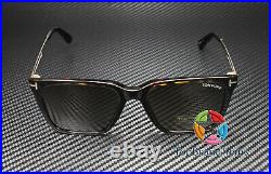 TOM FORD Garrett FT0862 52E Dk Havana Brown Plastic 56 mm Men's Sunglasses