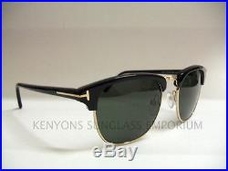 Tom Ford Henry Sunglasses Tf248 05n Black/green Lenses James Bond Spectre 53-20