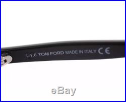 TOM FORD HUGH TF337 01N Polished Black Frame Grey Polarized Lenses Men Sunglass