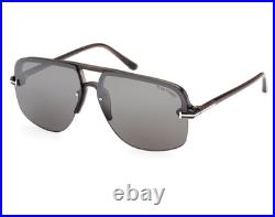 TOM FORD HUGO FT1003 51B Sunglasses Mastic Frame Gradient Smoke Lenses 63 Mm TOM FORD HUGO FT1003 51B Sunglasses Mastic Frame Gradient Smoke Lenses 63 Mm