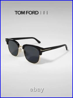 TOM FORD Half-frame black outdoor casual men's sunglasses TOM FORD Half-frame black outdoor casual men's sunglasses