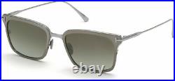 TOM FORD Hayden FT0831 12Q Ruthenium Green Mirror Titanium 54 mm Men's Sunglasse