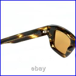 TOM FORD ILIAS TF1154 52E Brown Yellow Tortoise Bold Unisex Sunglasses 1154