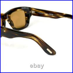 TOM FORD ILIAS TF1154 52E Brown Yellow Tortoise Bold Unisex Sunglasses 1154