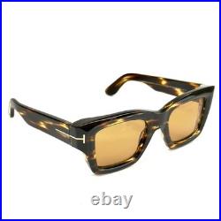 TOM FORD ILIAS TF1154 52E Brown Yellow Tortoise Bold Unisex Sunglasses 1154