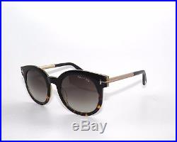 Tom Ford Janina Tf435 435 Black/havana/brown Gradient 01k Sunglasses
