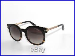Tom Ford Janina Tf435 435 Black/havana/brown Gradient 01k Sunglasses