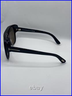 TOM FORD JAYDEN FT1103 01L Sunglasses Black Frame Roviex Mirror Lenses 61mm