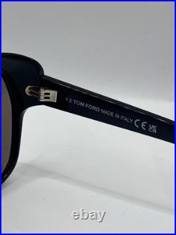 TOM FORD JAYDEN FT1103 01L Sunglasses Black Frame Roviex Mirror Lenses 61mm