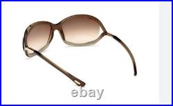 TOM FORD Jennifer women's sunglasses + case Brown 61mm FT0008