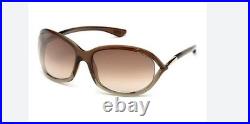 TOM FORD Jennifer women's sunglasses + case Brown 61mm FT0008